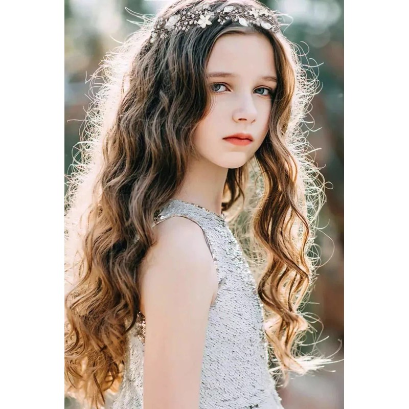 Coucoland Diadema Para Niña De Flores Con Diseño De Flores