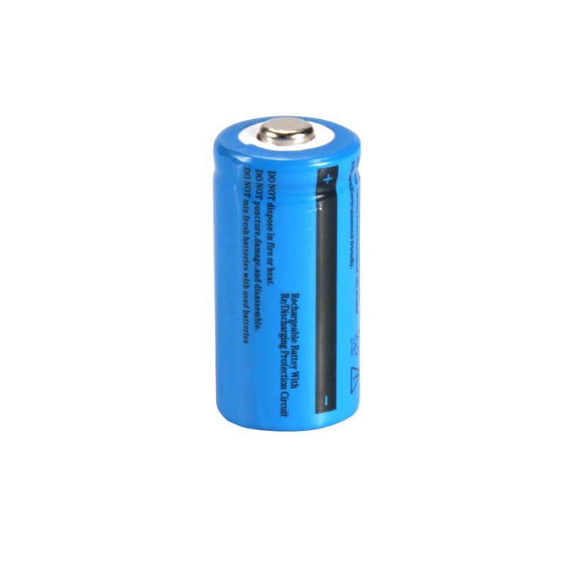 Ultrafire 4pcs 16340 Battery 3.7v 1800mAH Rechargeable Cell Batteries +