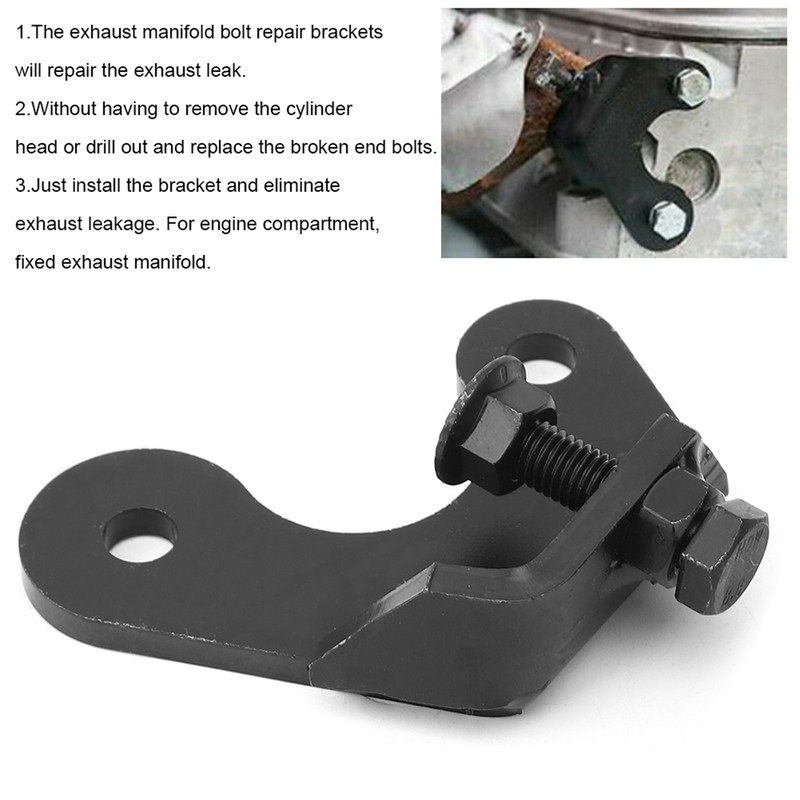 Exhaust Manifold Bolt Repair Kit Engine Adapter Fit for GM