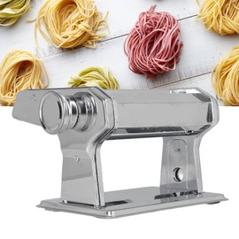 Topyond Stainless Steel Pasta Machine with 2 Blades, Manual Hand Crank Pasta Press Machine for Homemade Lasagna, Pasta and Spaghetti