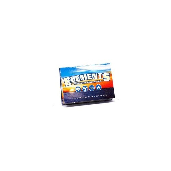 Elements Ultra Thin Rice Papers 1 1/2 Size 79mm Wide (1 Pack)