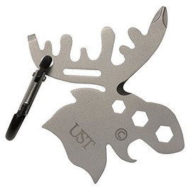UST Stainless-Steel Tool A Long Multi-Tool Carabiner, Silver