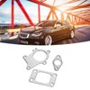 38mm/1.5in Gasket 5Bolt Downpipe Combo Kit Fitting for T3/T4 Turbocharger