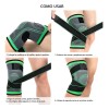 Rodilleras Elásticas Deportiva Compresion Gym Ortopédica 2pk