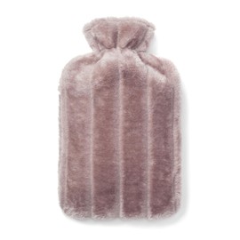Brevian® 2 Litre Large Hot Water Bottle with Soft Luxury Faux Fur Cover UK (Blossom Pink, Regular)