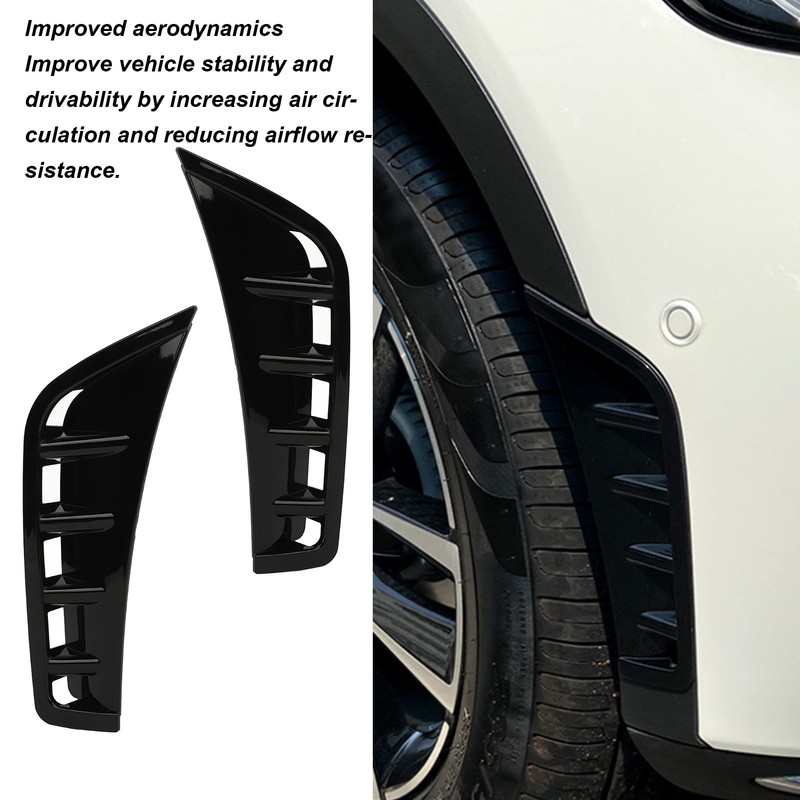Front Bumper Side Air Intake Trim Cover Replacement for Benz