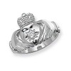 Claddagh Ring Men's Sterling Silver Gents Engagement - British Made - Hallmarked (Q)