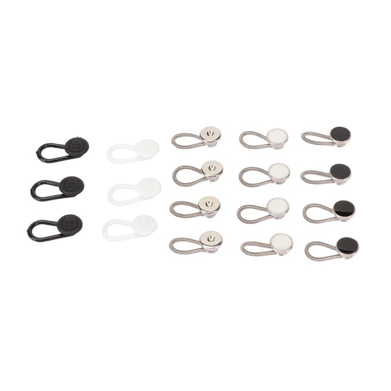Extensor de Botón de Cuello de Camisa de 18 Piezas,