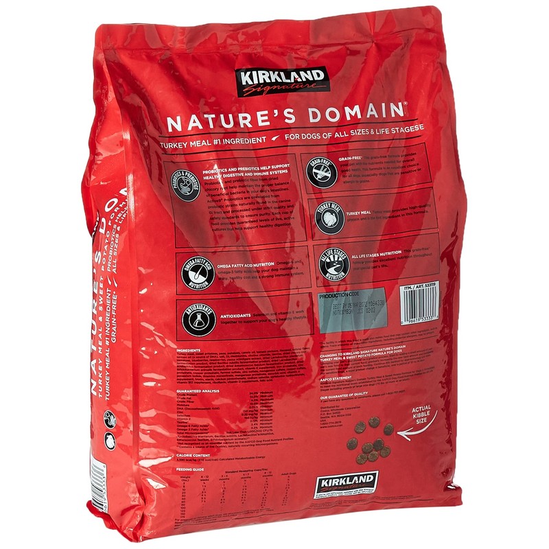 Kirklans Signature Nature'S Domain Turkey Dog Food, 35 Lb