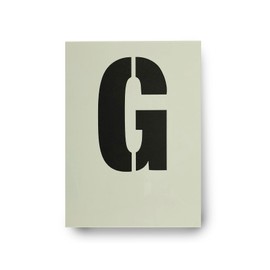 Dovetails Vintage Big Letter G Stencil 120 mm tall Modern Alphabet Style