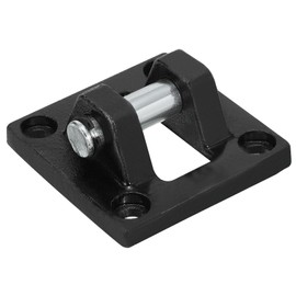 PATIKIL 75x75x34mm Air Cylinder Rod Pivot Clevis Pneumatic Mounting Bracket Rear Mount Parts, Black