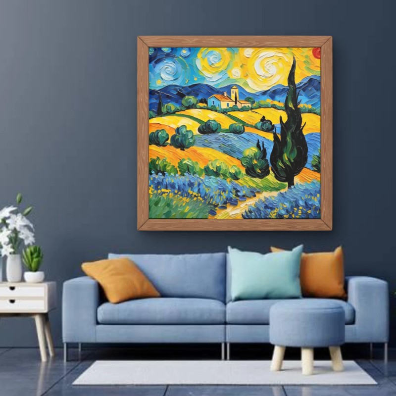Starry Farmhouse Wall Art