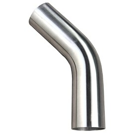 KOTVTM KOTVTM 1.5" (38mm) OD 45 Degree Aluminum Elbow Pipe Intercooler Pipe Air Intake Tube, 1.5D Radius, Aluminum Alloy Tube High polished (45 Degree, OD 1.5" (38mm))