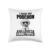 I Hug My Poochon So I Dont Choke People Funny