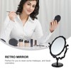 SHERCHPRY Espejo de afeitado, espejo de maquillaje clásico, espejo giratorio