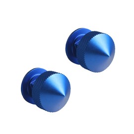 JGR 1 Pair Welding Hood (Pipeliner) Fasteners Aluminum (Spiked-Blue)