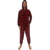 #followme Adult Onesie Pajamas Buffalo Plaid 65954-10195-XXL