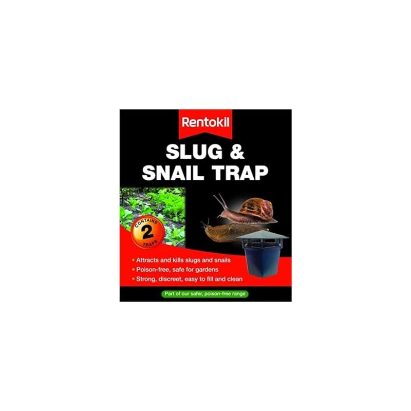 Rentokil Slug & Snail Trap, Poison Free, Easy To Clean