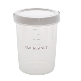 Wilmax Embalance Deep Round Container, Small, 16.9 fl oz (500 ml), White