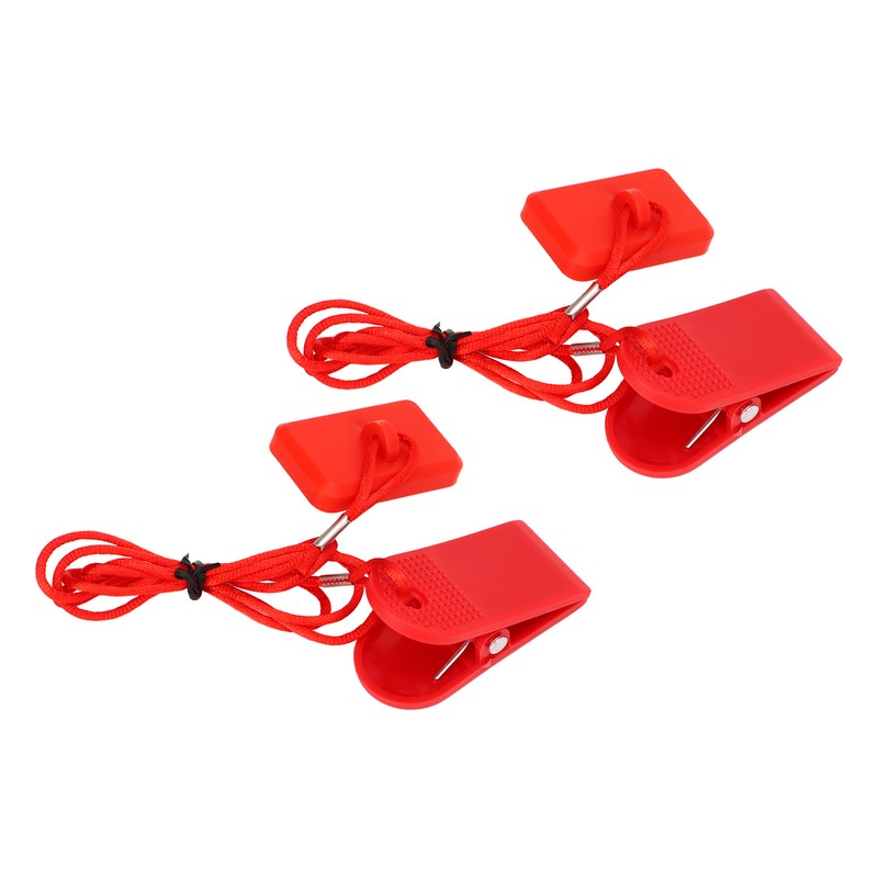 2PCS Treadmill Safety Switch Rectangular Insert ABS and Brass Treadmill