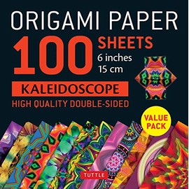 Origami Paper 100 sheets Kaleidoscope 6" (15 cm): Tuttle Origami Paper: High-Quality Double-Sided Origami Sheets Printed with 12 Different Patterns: Instructions for 6 Projects Included