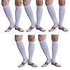 Bcurb Graduated Compression Copper Socks (5 Pair) Below Knee Calves