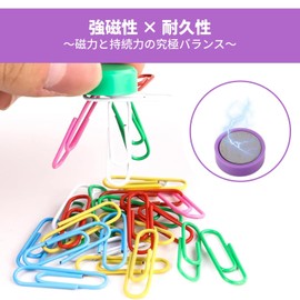 SukiMM 50pcs 10 Colors Strong Magnet Round 20mm Color Magnets Cute Refrigerator Magnets Great for Whiteboards, Bulletin Boards, Maps and More for School, Office, Kitchen, Office