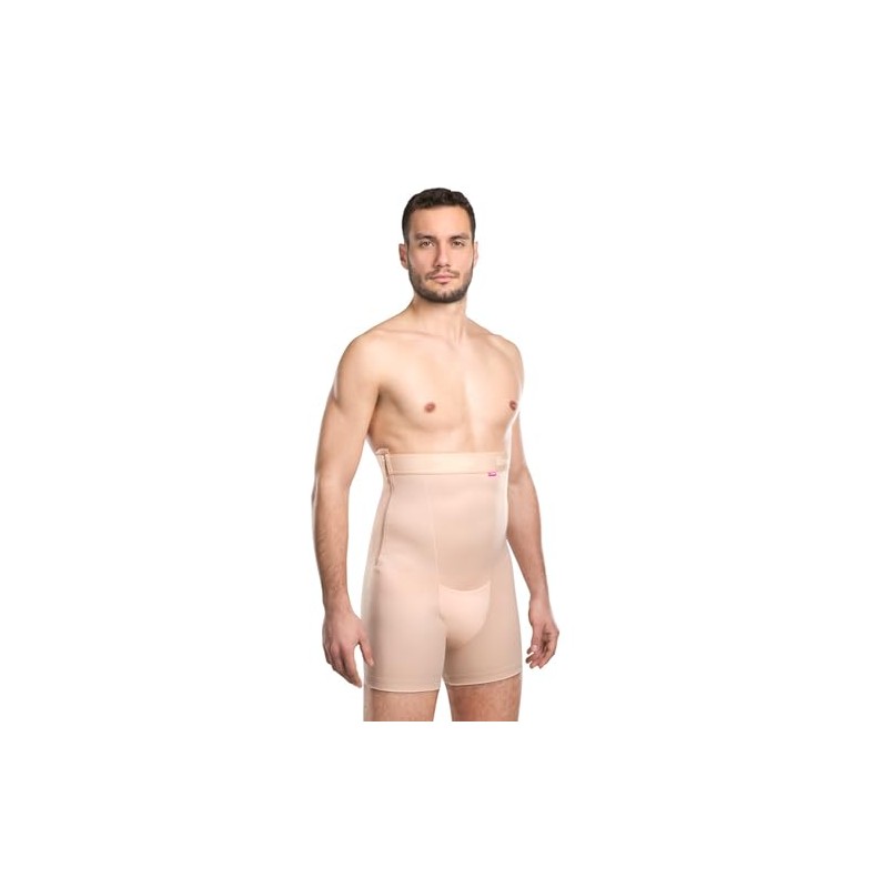 LIPOELASTIC® VHmm Comfort - Man post-operative compression garment (Black, 3XL)