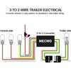 MECMO 56208 4-Pin Trailer Wiring Harness for 2014-2018 Jeep Cherokee