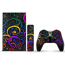MightySkins Skin Compatible with NVIDIA Shield TV (2017) wrap Cover Sticker Skins Color Swirls
