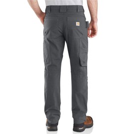 Carhartt mens Rugged Flex Steel Multi Pocket Work Utility Pants, Shadow, 34W x 34L US