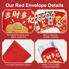 72 Pcs Chinese New Year Red Envelopes,Red Pocket Envelopes Snake,