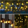 Toodour Solar String Lights Outdoor 35.6ft 60 LED Globe String