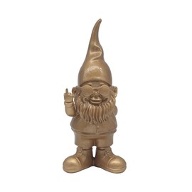 Lesser & Pavey Gnomes Behaving Badly Gold Figurines Statues For Home Decor | Ideal Ornaments Friendship Gifts For Women & Men | Lovely Table Centerpiece & Living Room Accessories