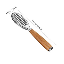 Fish Scaler Brush Stainless Steel Fish Scaler Remover Sawtooth Fish Scale Remove Tool for Kitchen Fish Cleaning Brush Scraper Kitchen Gadgets Accessories
