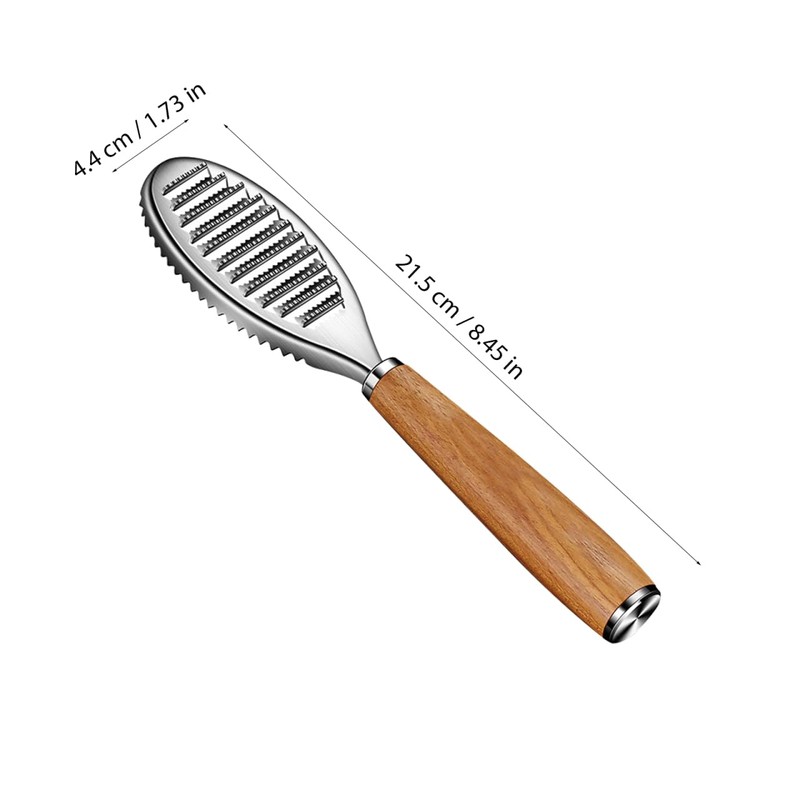 Fish Scaler Brush Stainless Steel Fish Scaler Remover Sawtooth Fish