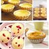 30 Piezas Molde de Tarta de Huevo, Egg Tart Molde