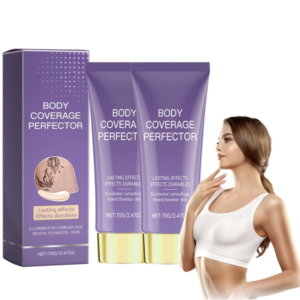 2PCS Body Coverage Perfector, Waterproof Tattoo Cover Up Makeup, No