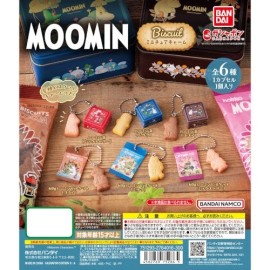 Bandai Moomin Miniature Biscuit Charm Series Bandai 1-Inch Key Chain - Moomin Tin Cocoa