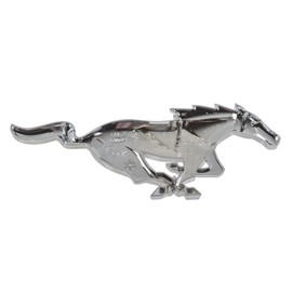 Front Pony Grille Emblem Chrome Compatible with 10-14 Ford Mustang