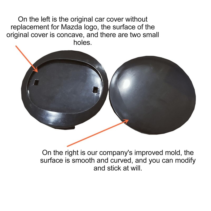 Tissting 4 Pcs Wheel Hub Caps Outer Diameter 57mm 50mm