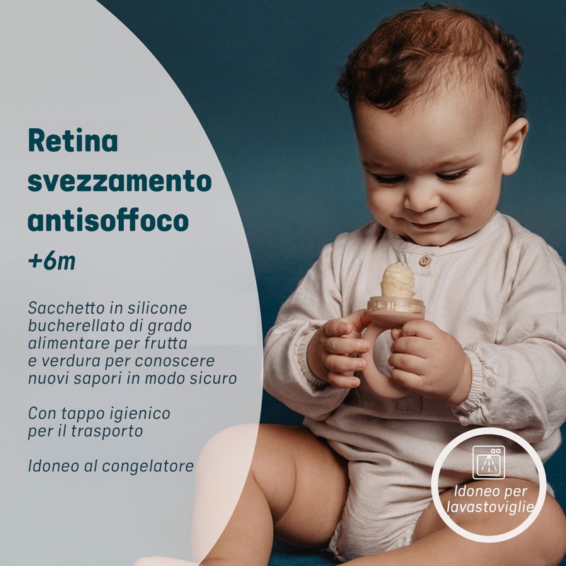 Suavinex Ciuccia Frutta per Bambini, +6 Mesi, Verde