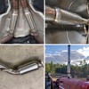 LCGP 2.5'' Inlet & Outlet Universal Muffler, 11.5'' Overall Length
