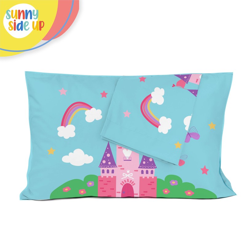 Sunny Side Up Magic Castle 2 Pack Reversible Pillowcases -