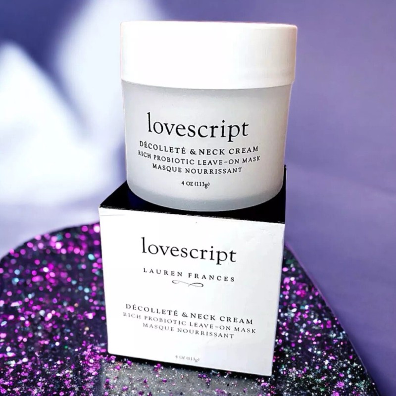LOVESCRIPT Lauren Frances Decollete & Neck Cream Leave-On Mask NIB