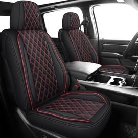 MIROZO Silverado Seat Covers,Truck Seat Covers Compatible with 2007-2013 and 2019-2025 Chevy Silverado GMC Sierra 1500 2500HD 3500HD Pickup Seat Covers Truck Accessories(Red,Full Set)
