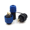SZJELEN 2Pin Aviation Connector Plug and Socket,Waterproof Power Connector,Panel Mount