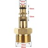 2 Pcs Gold M22 Adapter High Pressure Washer Hose Adapter