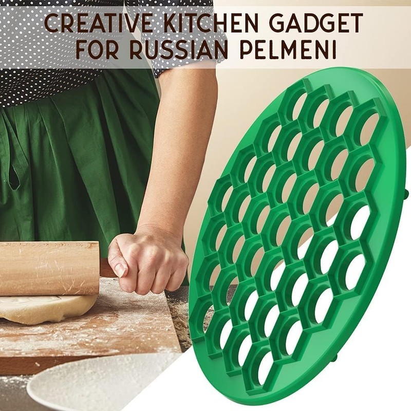 MHH Russian Dumpling Maker - Plastic Pelmeni Maker - Dumpling