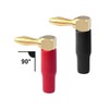 VCELINK Right Angle Banana Plugs 4 Pairs/8 Pack, 90 Degree